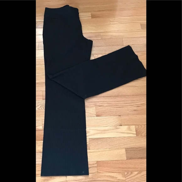 Sz 10 | H & M | Pinstripe | Black Light Blue | High Waisted Trouser ♦️ - Picture 7 of 14